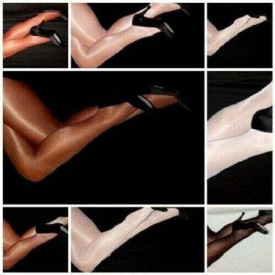 3 B S Peavey Shiny High Gloss Tights Hooters Uniform 40 denier Shimmery hosiery